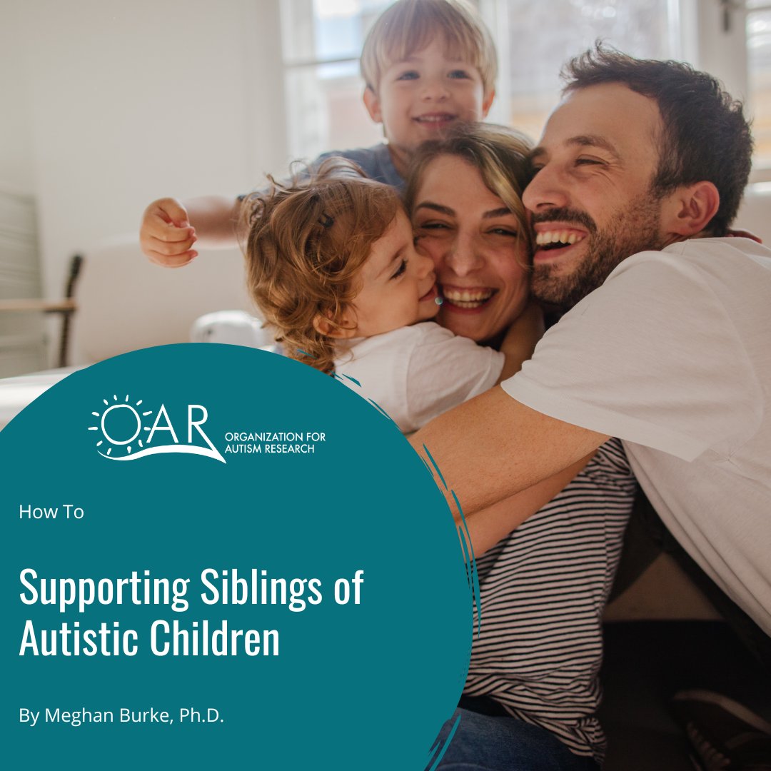 AutismOAR's tweet photo. Siblings of autistic children need support to ensure that they’re informed, feel respected, and know how to be compassionate advocates for their siblings on the spectrum. Check out this article with tips for parents and caregivers today!

Read here: https://t.co/k1u8g9ElIS https://t.co/fsBzZute8O