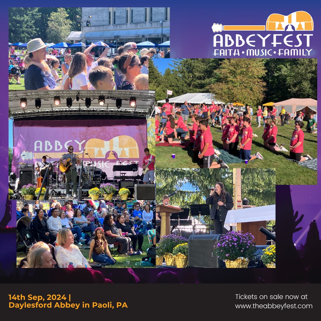 TheAbbeyFest's tweet photo. Photos from Abbeyfest 2023! Get your tickets for 2024 in our bio!! #GodIsGood https://t.co/WHsT6cWOQ8