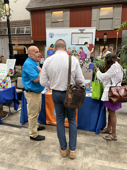 Everwayglobal's tweet photo. Excited to be at the NYCASE Summer Institute with our n2y team, discussing the latest trends in special education. Join us at Table 11! #NYCASE #SpecialEducation #InclusiveLearning https://t.co/e9cWzXfb6F