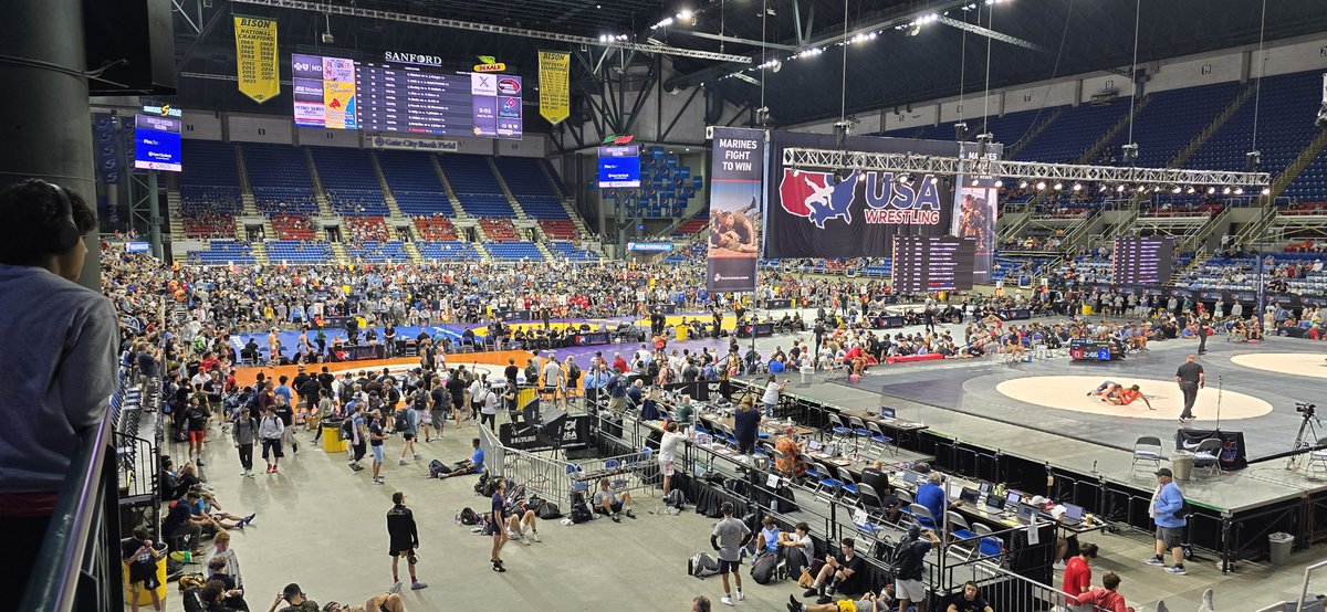 SAMUEL RAY HENRY (@samuelrayhenry1) on Twitter photo ON TO FARGO - DAY2!
<a href="/USAWRESTLINGNJ/">USAW/NJ</a>
<a href="/DCTrained/">Diego Crespo</a>
<a href="/SCWrestlingNJ/">SC Wrestling</a>
<a href="/GoMVB/">GoMVB Get Seen. Get Serious. Get to the Next Level</a>
<a href="/GoMVBWrestling/">Athlete Recruiting Promotion - Wrestling</a>
<a href="/PlayBookAthlete/">PLAYBOOK ATHLETE</a>
#Fargo2024 #USAWrestlingNJ ON TO FARGO - DAY2!
<a href="/USAWRESTLINGNJ/">USAW/NJ</a>
<a href="/DCTrained/">Diego Crespo</a>
<a href="/SCWrestlingNJ/">SC Wrestling</a>
<a href="/GoMVB/">GoMVB Get Seen. Get Serious. Get to the Next Level</a>
<a href="/GoMVBWrestling/">Athlete Recruiting Promotion - Wrestling</a>
<a href="/PlayBookAthlete/">PLAYBOOK ATHLETE</a>
#Fargo2024 #USAWrestlingNJ