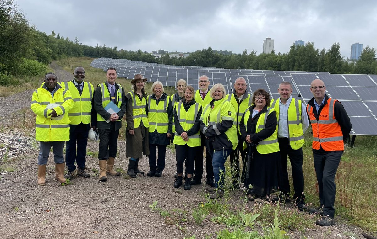 A great trip with members of <a href="/RWT_NHS/">The Royal Wolverhampton NHS Trust 🏥</a> and <a href="/WalsallHcareNHS/">Walsall Healthcare</a> board to the Solar Farm. This is great example of partnership working with <a href="/WolvesCouncil/">Wolves Council</a>  and <a href="/VitalEnergi/">Vital Energi</a>
