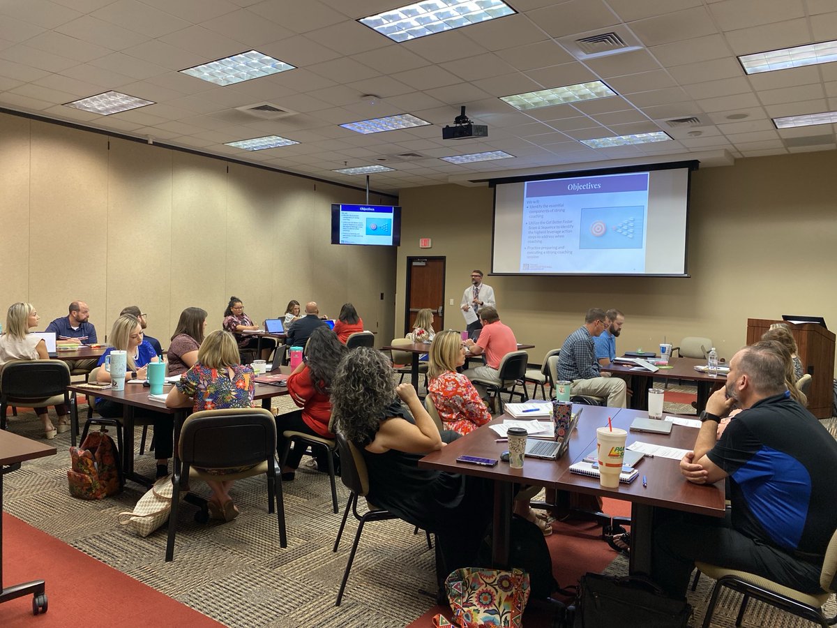 Excited for this amazing group of leaders coming together today to learn how to coach our teachers in ⁦⁦<a href="/CanyonISD/">Canyon ISD</a>⁩ #Region16 #TexasInstructionalLeadership
