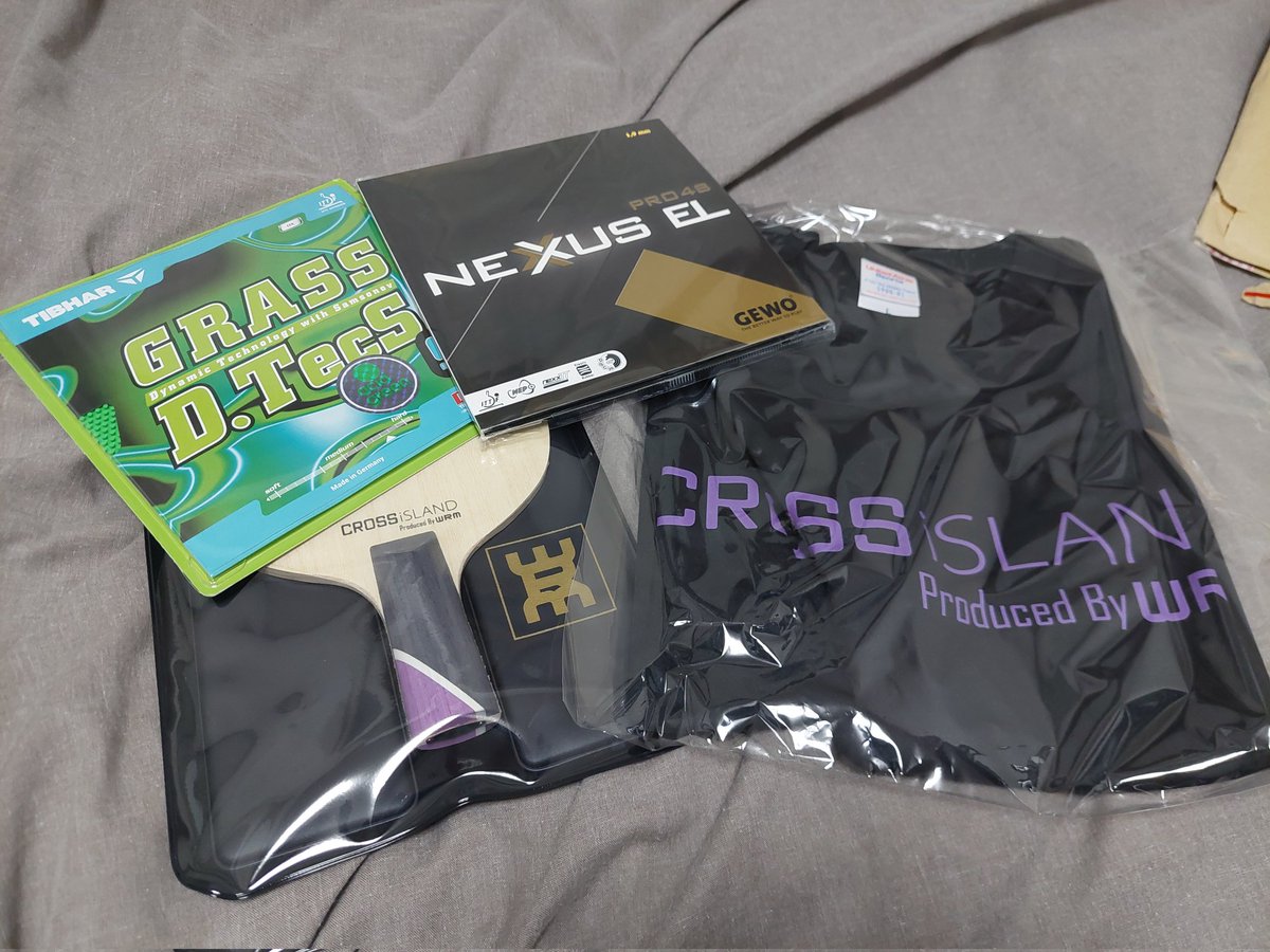 table_tennis_mt's tweet image. 届きました
使うのは来月以降になりますが、楽しみです
#CROSSiSLAND
#WRM