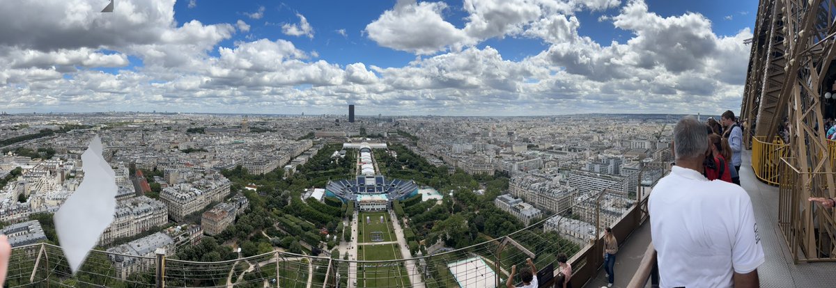 Day 2 - River Seine trip &amp; Eiffel Tower ascent!  🌞 looking ready for the Olympics