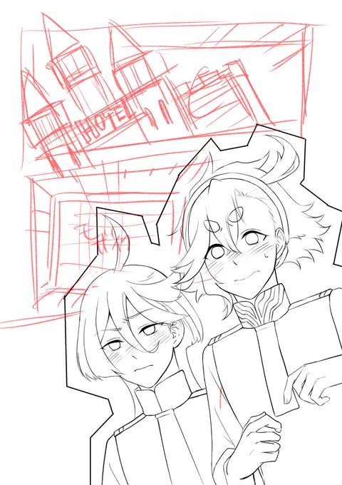 スちゃんがむっつりっぽく描けて良かった 