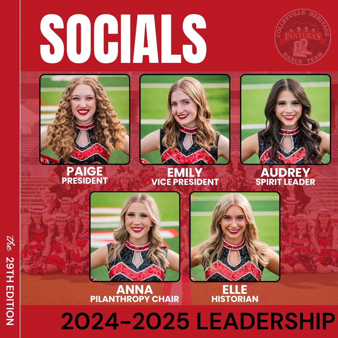 chhspanteras's tweet photo. ✨MEET THE TEAM, 29th EDITION: SOCIAL COMMITTEE✨
#meettheteam #29thline #29thedition #drillteam #danceteam https://t.co/CyE6IuWerF