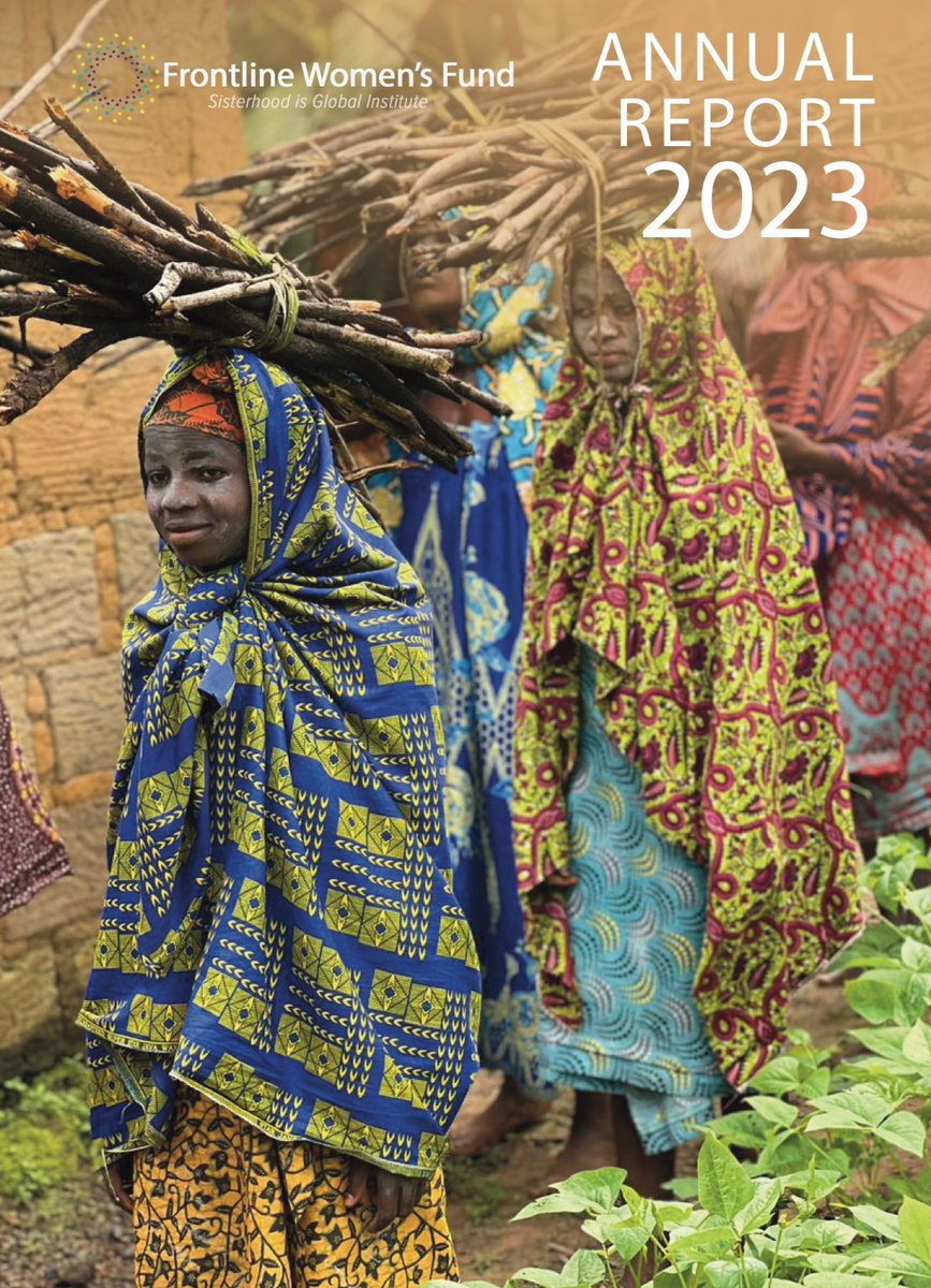 Fresh off the press! Our annual report is out, highlighting the groundbreaking work of frontline women worldwide. "Nothing is more crucial than getting money to projects on the ground," says board member <a href="/GloriaSteinem/">Gloria Steinem</a>. Check it out! frontlinewomensfund.org/wp-content/upl…