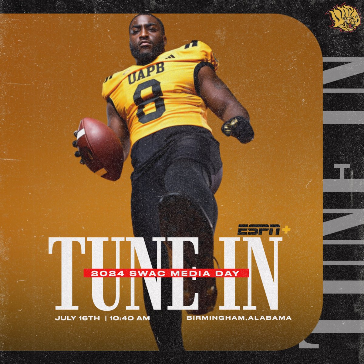 𝐃𝐨𝐧’𝐭 𝐦𝐢𝐬𝐬 𝐢𝐭 📺
.
.
Tune in on ESPN+ or the SWAC Digital Network to hear our guys discuss their expectations for the upcoming season! 

𝐄𝐒𝐏𝐍+ 10:44 am 
es.pn/3LnIO4L

𝐒𝐖𝐀𝐂 𝐃𝐢𝐠𝐢𝐭𝐚𝐥 𝐍𝐞𝐭𝐰𝐨𝐫𝐤 11:05 am
bit.ly/3Y4cTxO