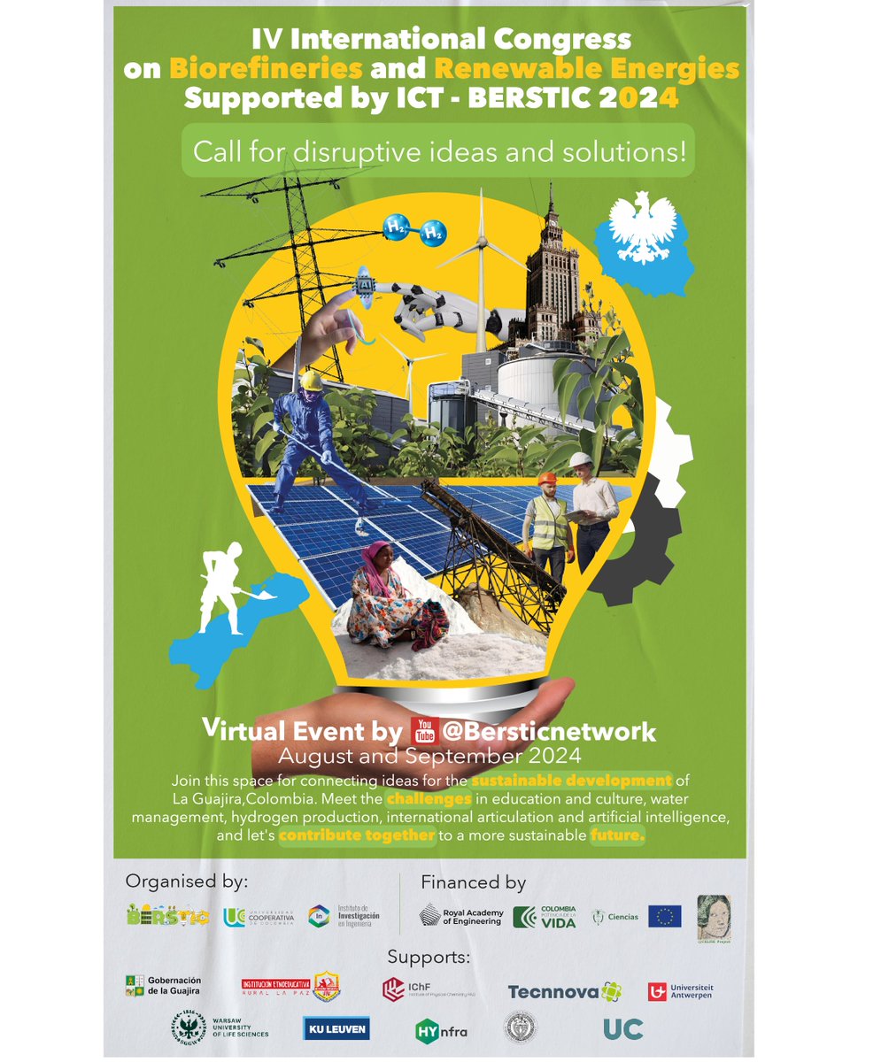 Got innovative solutions? Submit your Disruptive Ideas by August 9th!🌿

Top entries will present at the IV International Congress on Biorefineries and Renewable Energies and in Warsaw, Poland.

Don't miss your chance to showcase! 

🌟Get involved: easychair.org/cfp/berstic2024
