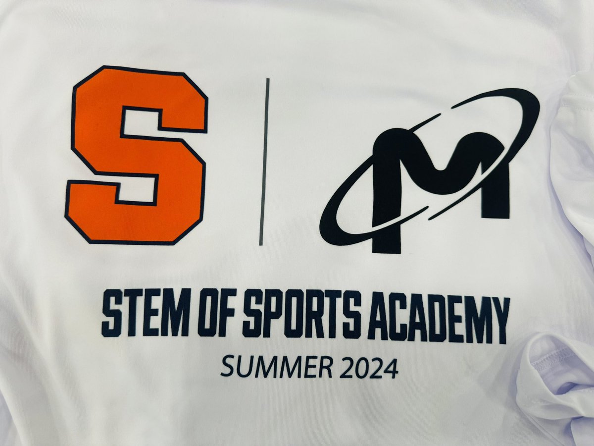 DrBalintfy's tweet photo. Thank you to @SyracuseU &amp; @MicronTech for inviting LCSD to participate in the first ever STEM of Sports Academy. Such a great opportunity for our rising 9 &amp; 10th grade Ss.  Proud to have over 30 LCSD Ss in total participating in 1 of the 3 potential event days. #WeInLCSD 💙🧡💙🧡 https://t.co/nkf0Ik8KyY