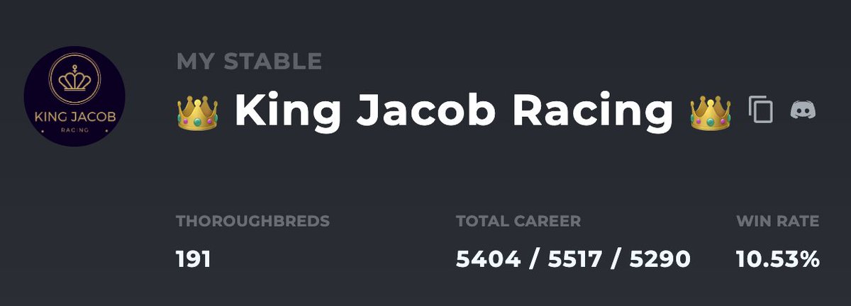 King Jacob Racing tweet media