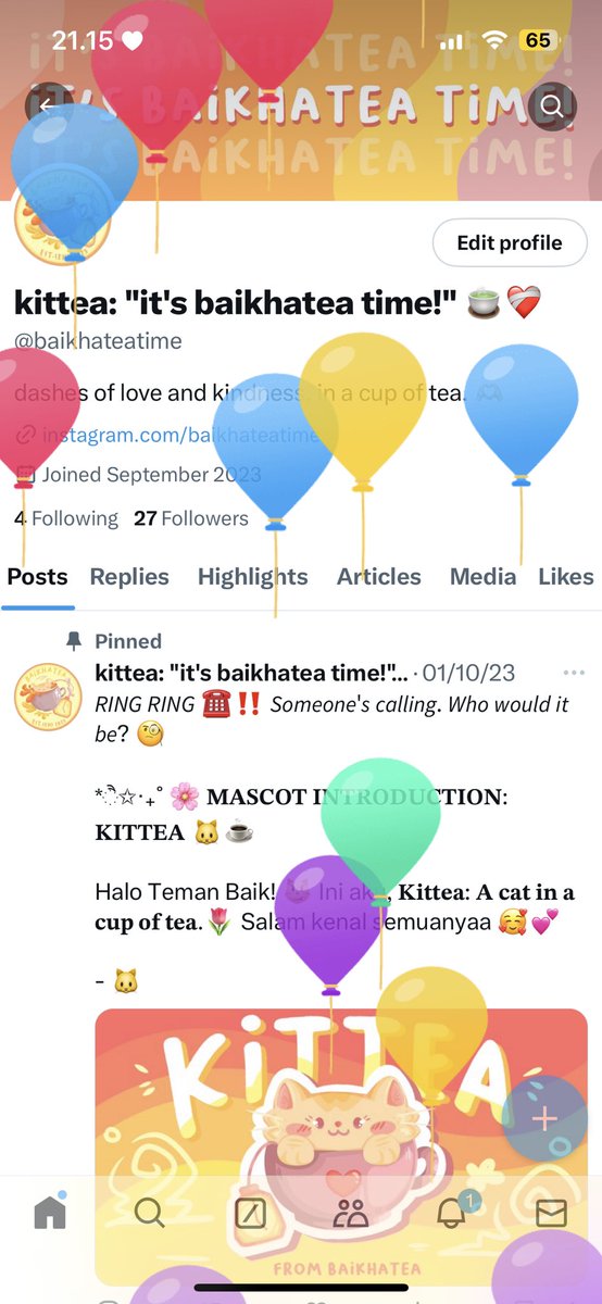 baikhateatime's tweet photo. ini random banget admin baru bisa login dari SEKIAN LAMA gabisa login dan ternyata akunnya ulang tahun 😹😹😹 happy birthday kittea 🥰🌷🌟 https://t.co/J9nbkY2FRO