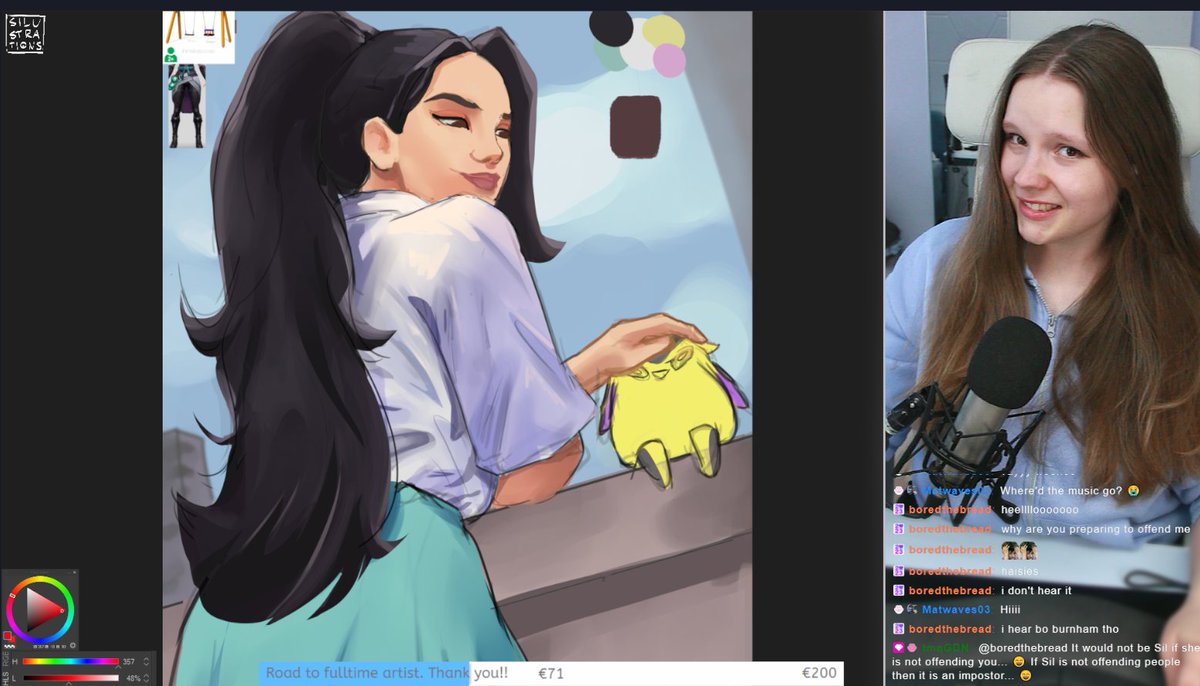 silxstudies's tweet photo. Live working on Sage Fanart 
/ttv Silustrations https://t.co/l1IJXZTjHa