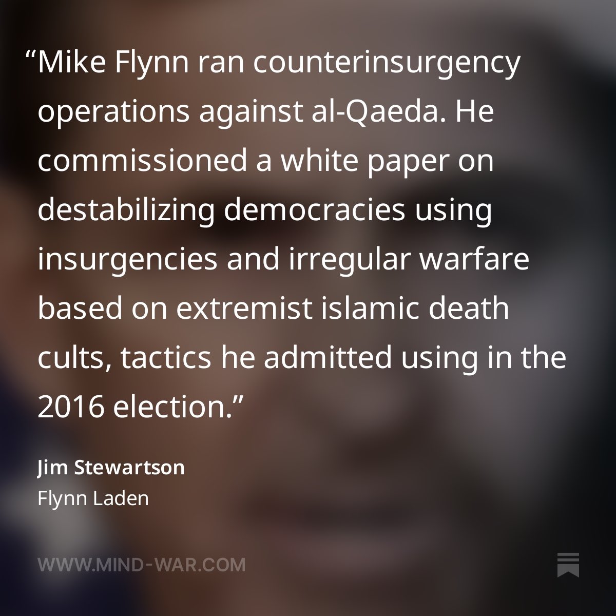 jimstewartson's tweet photo. For almost a year, Mike Flynn’s extended network has been programming the idea that Trump’s assassination would “be a shot heard around the world” &amp; spark mass violence.

Was Thomas Crooks inspired by American ISIS?

I wrote about Flynn Laden.
https://t.co/9hIQKPl7Xv https://t.co/ob2WOL5MTi