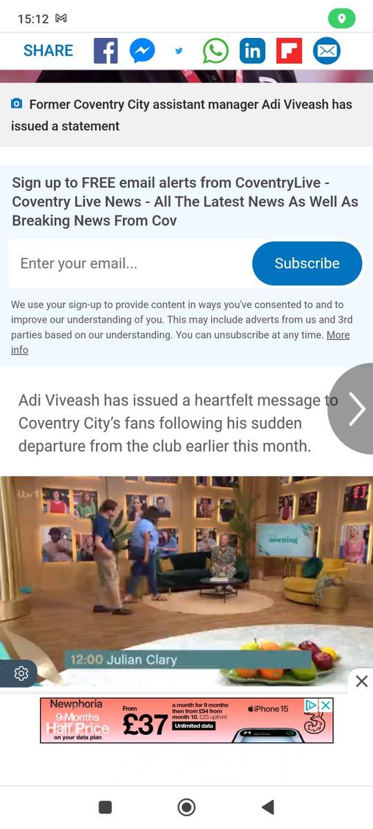 _s71rl2's tweet photo. Seriously @live_coventry have you considered how your site looks on a mobile device at all? https://t.co/RjqrTsZmS1