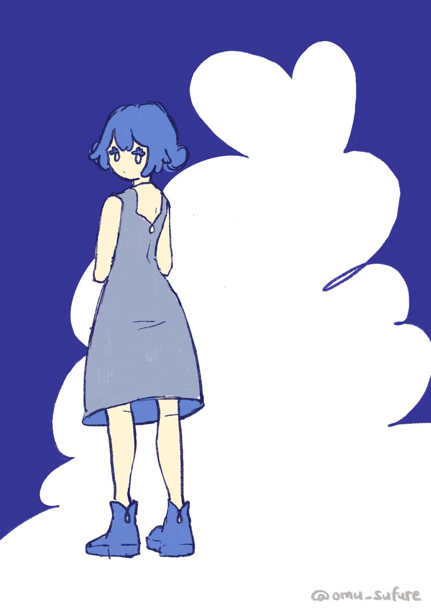 omu_sufure's tweet photo. ☁️🎋#illustration https://t.co/sJQo5UEWL5