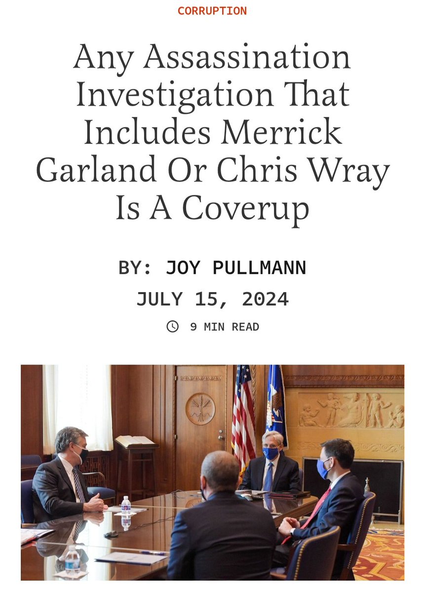 texan_maga's tweet image. The @TheJusticeDept and @FBI director, as well as all their D.C. staff must recuse themselves from every investigation into #Trump’s #AssassinationPlot.

Ain&apos;t no way this wasn&apos;t planned, and thankfully, this time, they failed. But they won&apos;t stop.