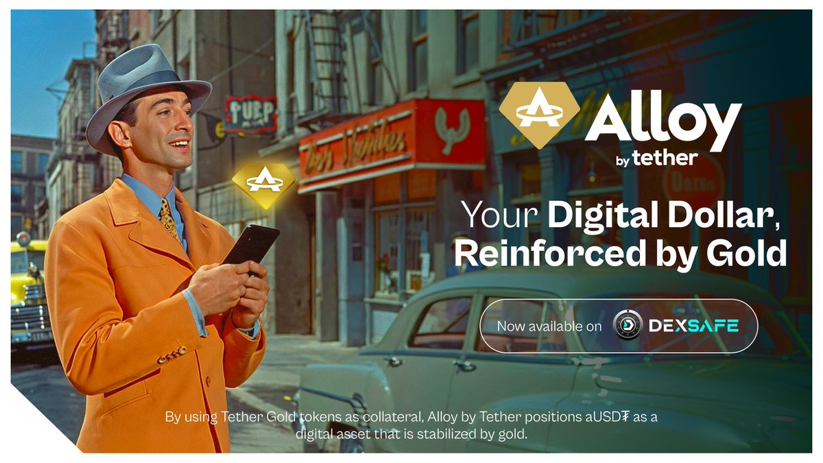 Alloy by Tether $aUSDT is now available on @dexnet_one