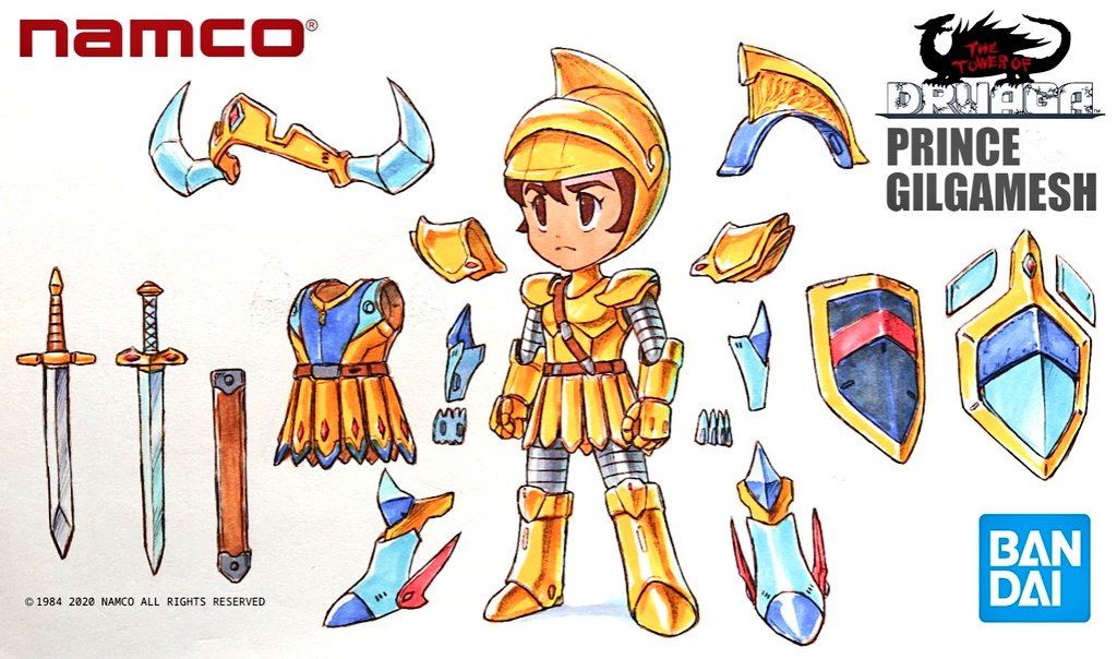 「#夏のドルアーガ祭り ギルのフィギュアが欲しくなって描いた妄想イラスト。 (初投」|ヘイカのイラスト
