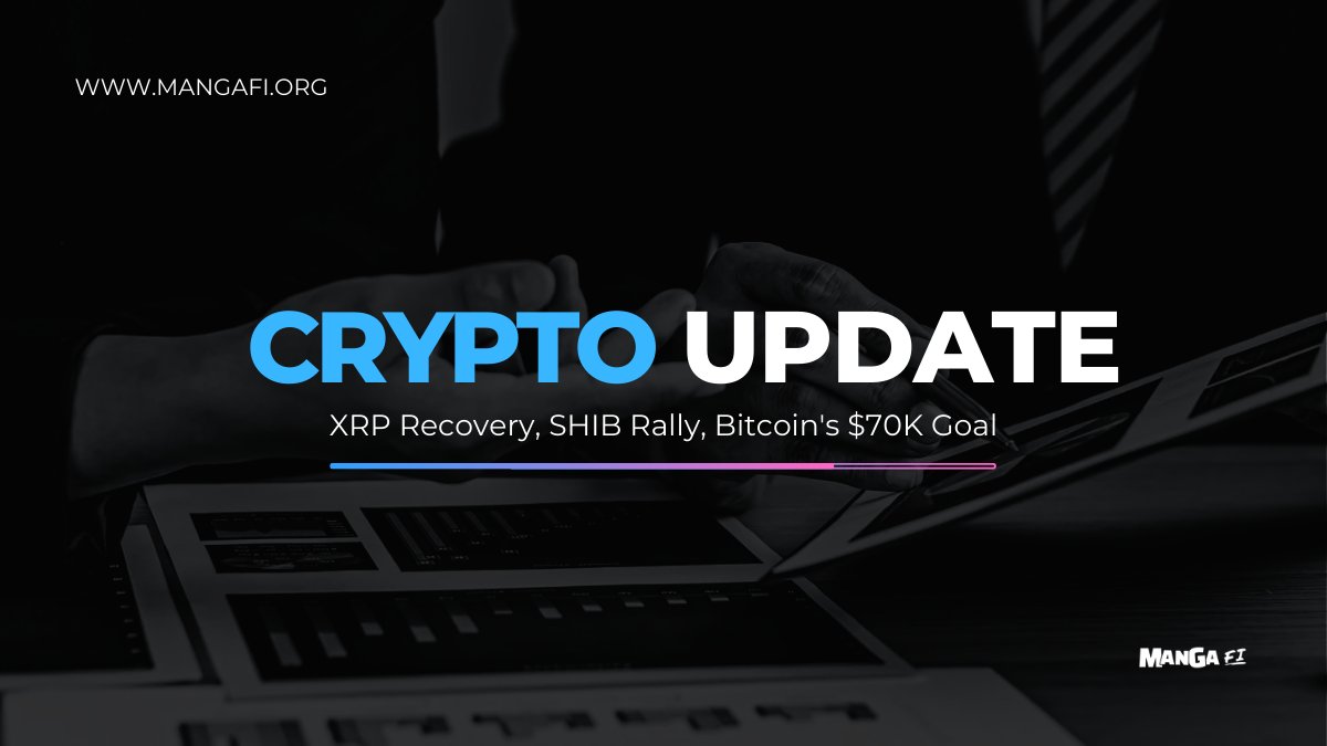 MangafiOfficial's tweet photo. #Crypto fans, get the latest on XRP's recovery, SHIB's rally, and Bitcoin's potential run to $70K! Plus, learn to launch your meme coin for free at https://t.co/adAsFytd6r. Subscribe now: https://t.co/H4Hy5fd8Ny

#SHIB #XRP #BTC #Bitcoin #memecoin #memecoin1000x #Altcoins #ETHETF https://t.co/wl9Ja6ism2