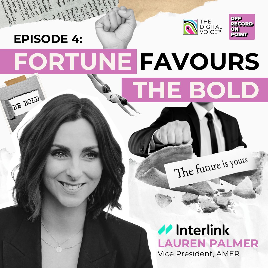 On today's episode of Off Record On Point, we sat down with Lauren Palmer, the newly appointed VP of Sales and Partnerships for NAMM at Interlink. 

Don't miss out on Lauren's tips for stepping out of your comfort zone and into your grow zone! 

linktr.ee/offrecordonpoi…