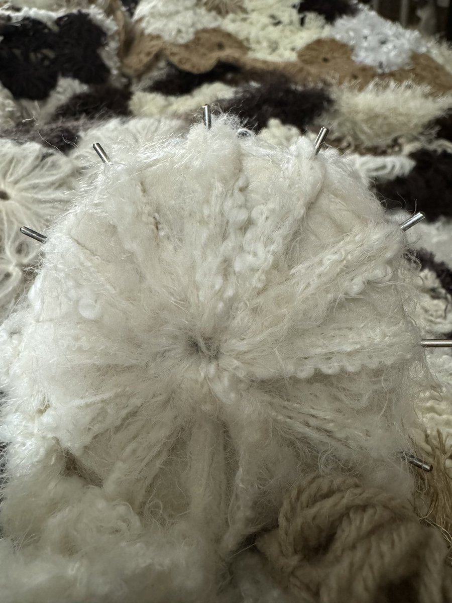 6 wheels completed tonight.  Time to don the purple jersey  - race plan is to finish this row tomorrow night and then I’m into border territory #tourcraft #couchpeloton   Are there any other tour crafters on the couch peloton this year?  Please share your projects if you are here