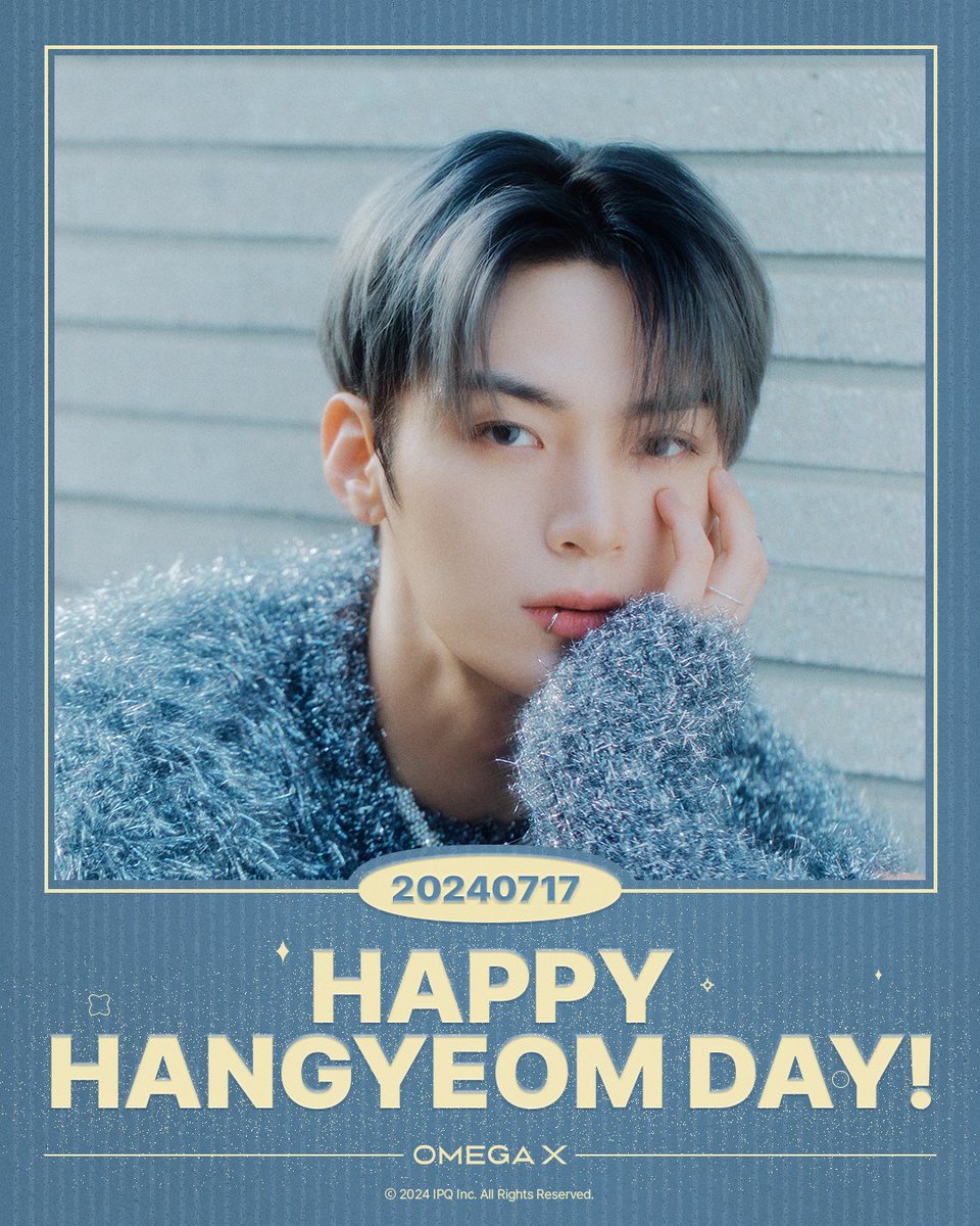 OmegaX_official's tweet photo. [🎂] #HAPPY_HANGYEOM_DAY

HAPPY BIRTHDAY TO HANGYEOM

#OMEGA_X #오메가엑스
#HANGYEOM #한겸 https://t.co/Wnze19hPTg
