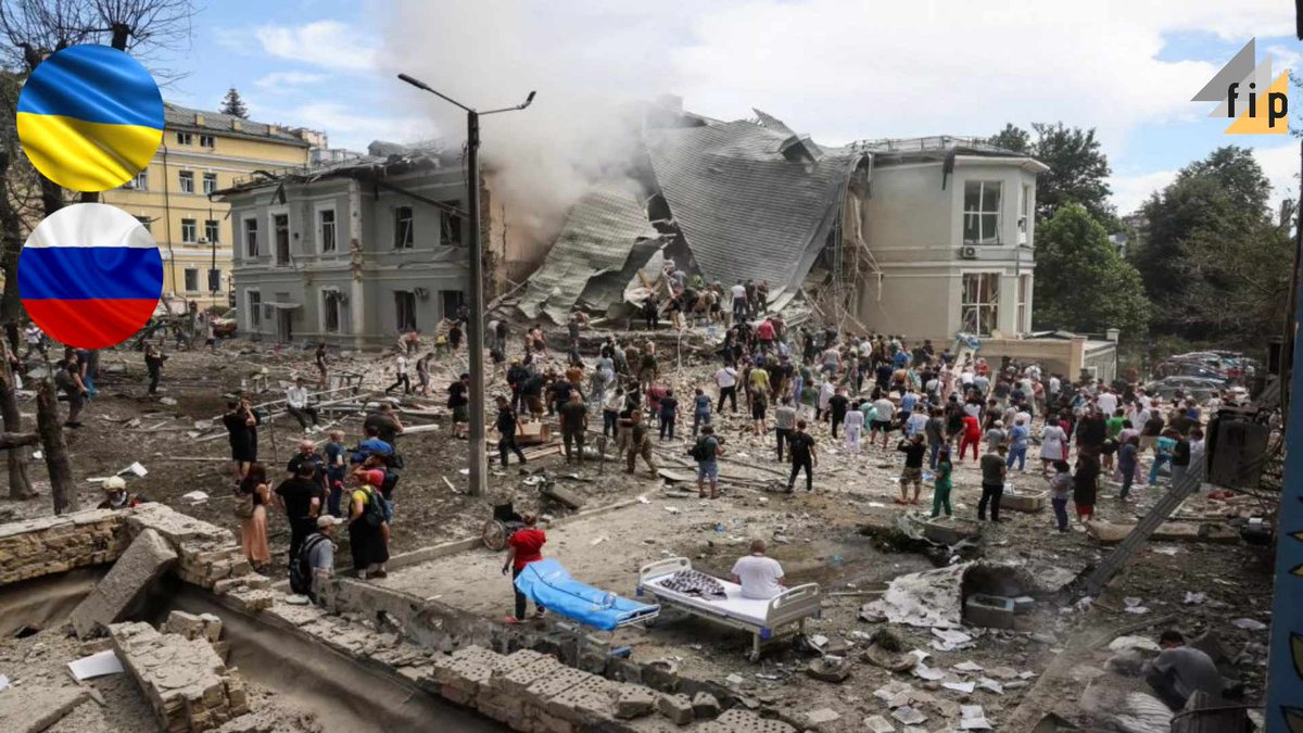 FIPArmenia's tweet photo. Evidence that the Kyiv Children’s Hospital was hit by the Russian side with X-101 cruise missiles

More: https://t.co/9nmkcMzLGn https://t.co/Kb8hhefpAu