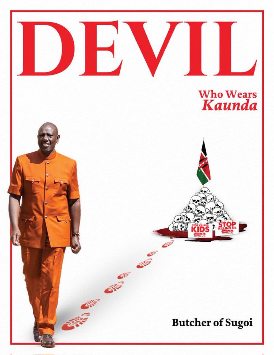 Ngartia's tweet photo. THE RUTO-F ALL EVIL!

#RutoMustGo https://t.co/KIgrem57D2