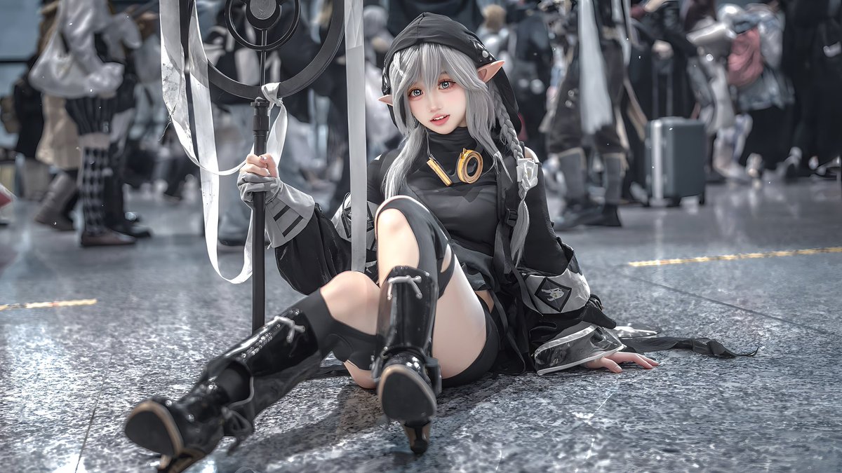 y71028's tweet photo. 肉腿控集合
#特米米 #明日方舟 #cos #アークナイツ https://t.co/7VMDZwicPw