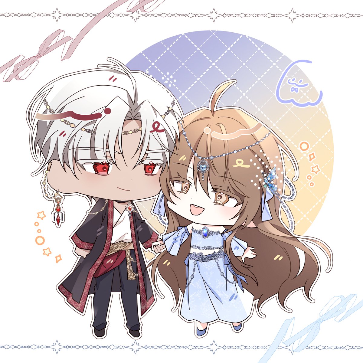 예전에 그려둔 베히와 아시나도 함께 ^.^//