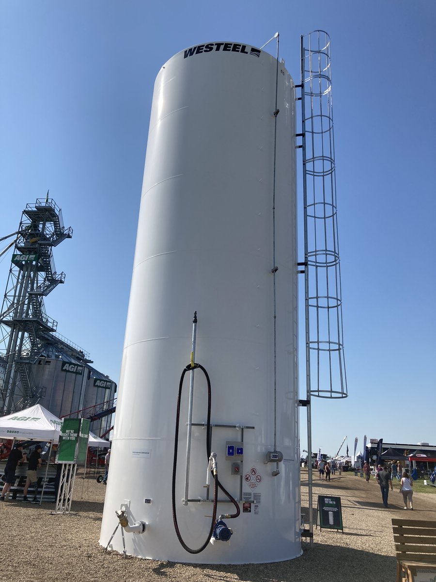 AgGrowthIntl's tweet photo. We're introducing two new equipment innovations during @AginMotion. See the new AGI pre-cleaner for mixed flow dryers and the AGI Westeel vertical fuel tank at our booth this week!

Read more: https://t.co/wkdgV3s1DI

#RightThereWithYou #AIM24 #AgX https://t.co/Xo8du7d0gC
