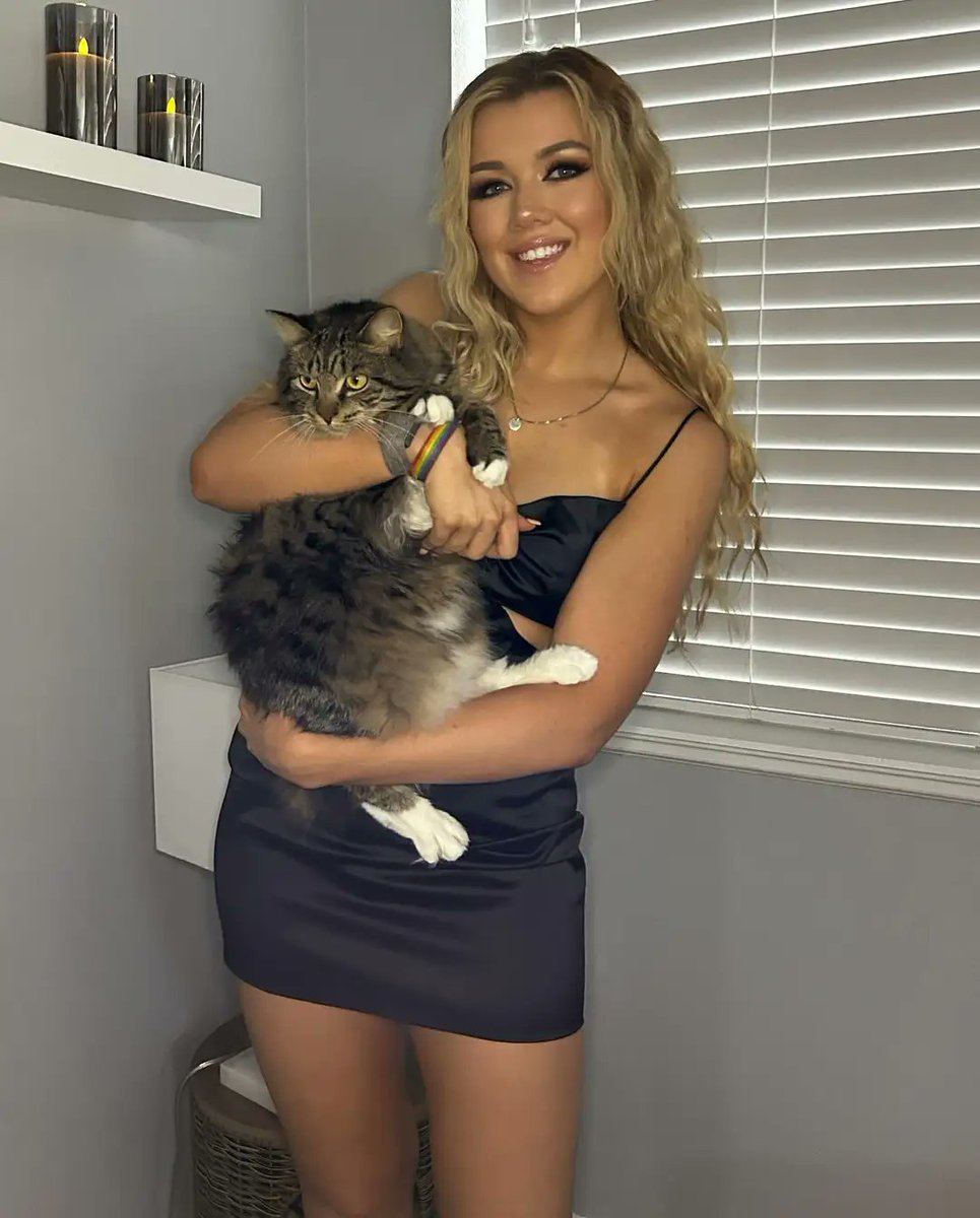 Here's me trying to get ready for a night out but someone else wanting a bit more of the attention