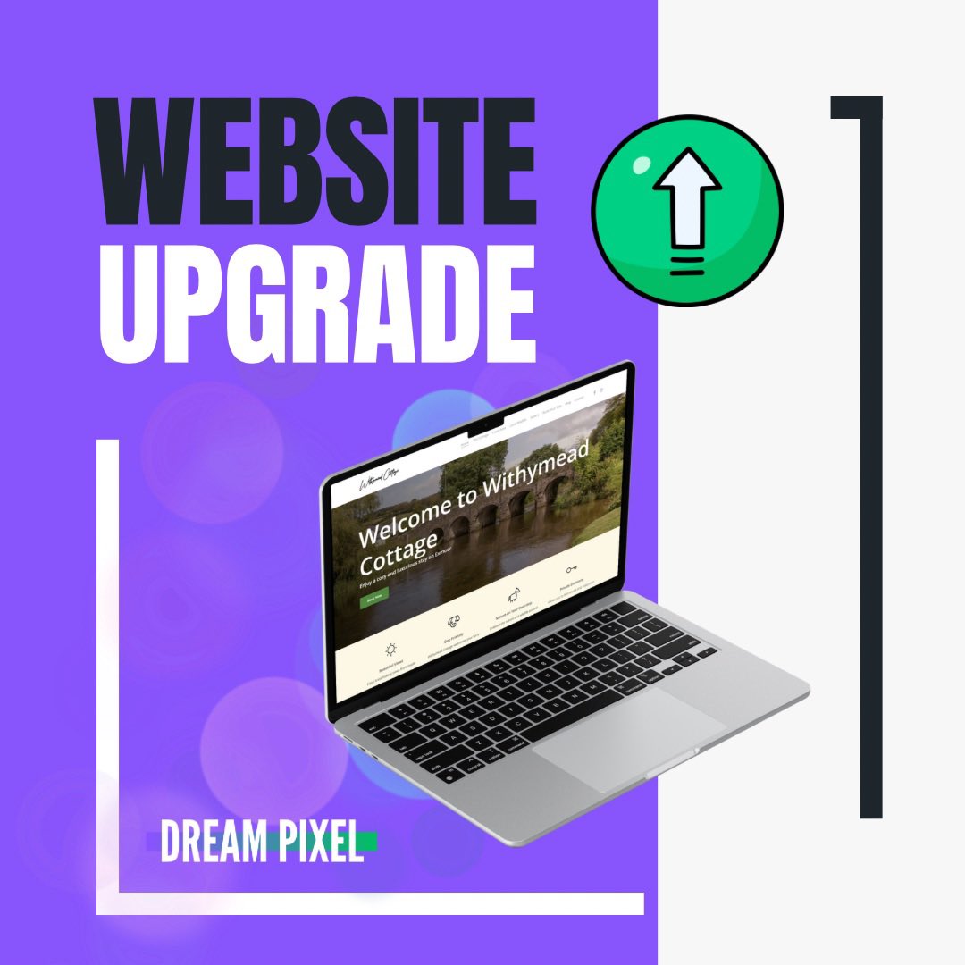 Already have a website, but need to give it a refresh? 🟢

At Dream Pixel, we can take your current site and turn it into something modern, engaging, and exciting 🤩

Contact us today for a free quote 💫

✉️ info@dreampixel.co.uk

💻 dreampixel.co.uk