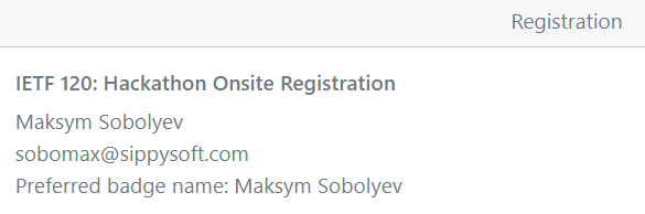 #IETF'120 here I come. 😁 See you all in Vancouver!
