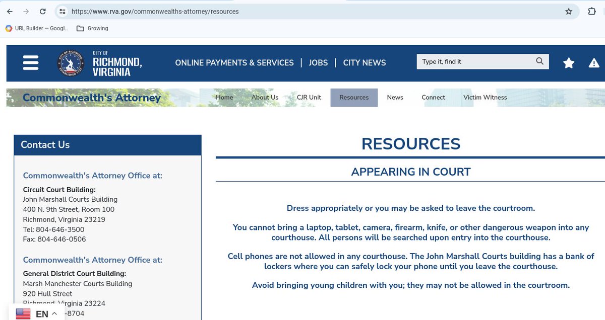 say_rahh__'s tweet image. Learned the hard way that the John Marshall Courthouse no longer has lockers out front, despite @CityRichmondVA&apos;s website saying they do. The deputy told me to &quot;put it in my car&quot; but guess what? I rode the bus! You know what often happens in this scenario? People miss court!