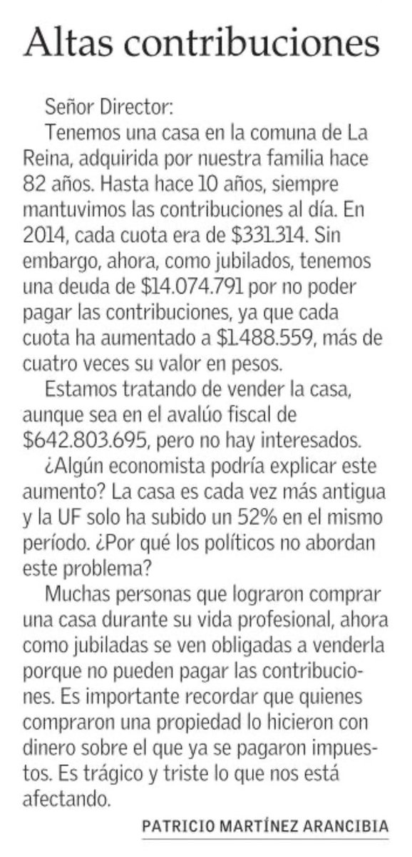 pdvn's tweet photo. Seguramente esa casa también ha subido de valor, el problema es que no tiene liquidez. Las contribuciones hay que pagarlas con billetes cuatro veces al año, las personas (al igual que las empresas) quiebran por falta de flujo de caja. https://t.co/sFQf2wcghz