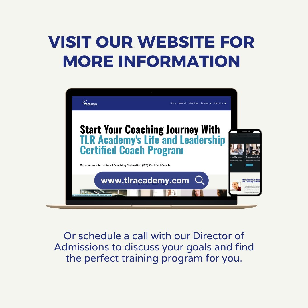FucileKit's tweet photo. 🚀 Unlock Your Potential with Our TRACK 1: Life and Leadership Certified Coach Certification Program! 🚀

✨ This course also serves as the foundation for obtaining an ICF coaching certification.

ENROLL NOW: https://t.co/3a7lP42QQt

FOR MORE INFO: https://t.co/i85X3E7Npz https://t.co/dedVnZM4qP