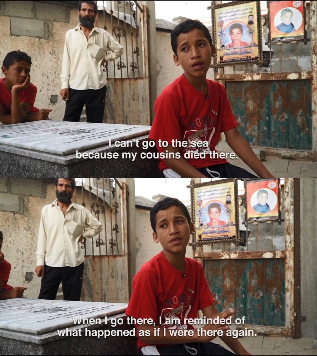"I can't go to the sea because my cousins died there. When I go there, I am reminded of what happened as if I were there again..."