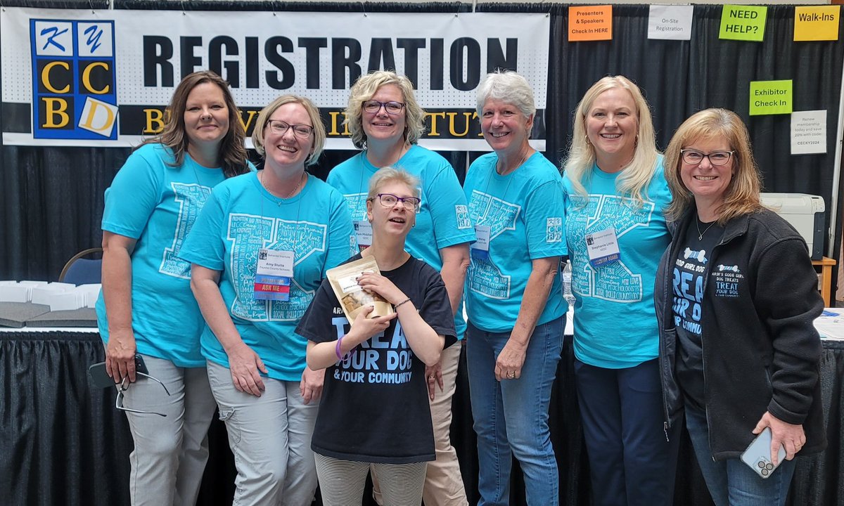 Met up with <a href="/arin_dog/">Arin’s Good Girl Dog Treats</a> at the <a href="/KYCCBD/">KY-CCBD</a> Behavior Conference! The best dog treats for your good girl or boy!