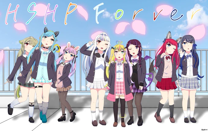 はしゅはしゅまかろんからふるどりーむはっぴーぱーてぃーふぉーえばー!! #はしゅはぴ #ちゃんるあ天使 #七色やば美 #らいあーと #エイムの救絵物資 #うたた絵 #兎あーと #のぼらーと #リルの絵日記