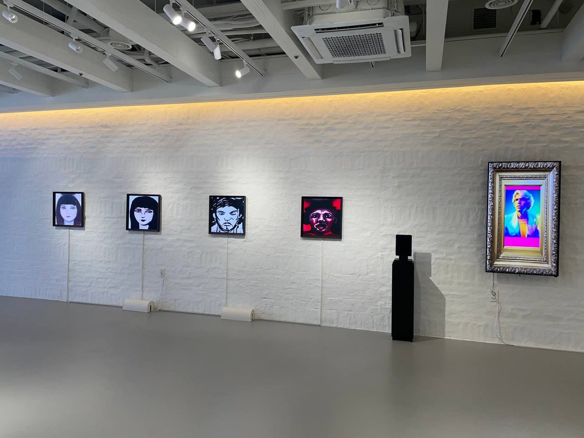 Step into the past and future at once! My 2019 FPFP Portrait collection will remind you of when GANs were wild toddlers in the art studio. Setting up at <a href="/UncommonGallery/">UNCOMMON GALLERY</a>, Seoul! 🚀🔥