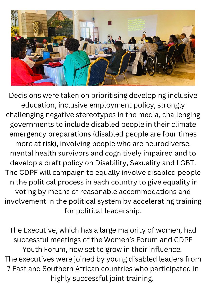 commonwealthDPF's tweet image. Thank you @DavidLammy your department helps fund CDPF. We just got back from a very successful executive meeting/ young disabled people’s training for leadership in Kenya. Followed by a meeting with officials in the Kenyan government. @johnpringdns @PA @thetimes @InclusionLondon
