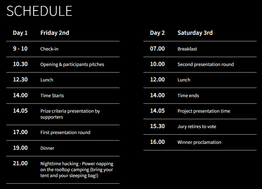 NOIhackathon's tweet photo. We have published the schedule for the 24-hour hackathon starting on 2nd August at Lido Schenna!
Don't forget to grab your free ticket!
๐ https://t.co/8SViPe5k6W
NOI Hackathon Summer Edition is co-funded by the European Union. #eufunds #NOIhackathon #hackbz #hackathonbz https://t.co/dhkr1vVsCo