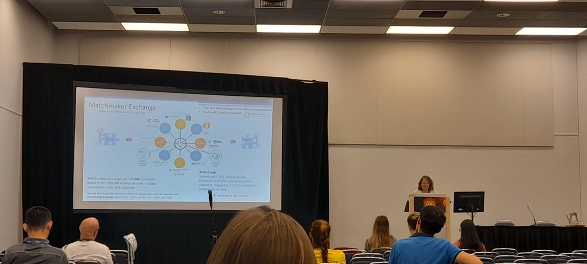 Maria Secrier (@mariasecrier) on Twitter photo Fantastic first keynote from <a href="/HeidiRehm/">Heidi Rehm</a> today at #ISMB2024 <a href="/TransMedISMB/">TransMed COSI at ISMB/ECCB</a> demonstrating real impact of genetic variant interpretation in the clinic. Fantastic first keynote from <a href="/HeidiRehm/">Heidi Rehm</a> today at #ISMB2024 <a href="/TransMedISMB/">TransMed COSI at ISMB/ECCB</a> demonstrating real impact of genetic variant interpretation in the clinic.