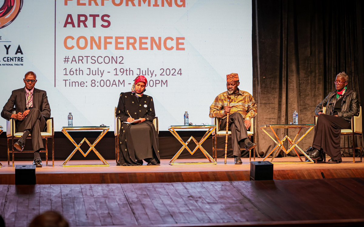 UmmiMBashir's tweet photo. Earlier this morning, I presided over the opening ceremony of the 2nd Performance Art Conference (16th-19th July) at the Kenya National Theatre.  Performance Arts is the engine of our creative industry and at the heart of our cultural heritage. This conference brings together various practitioners to talk about issues around arts, education and research.