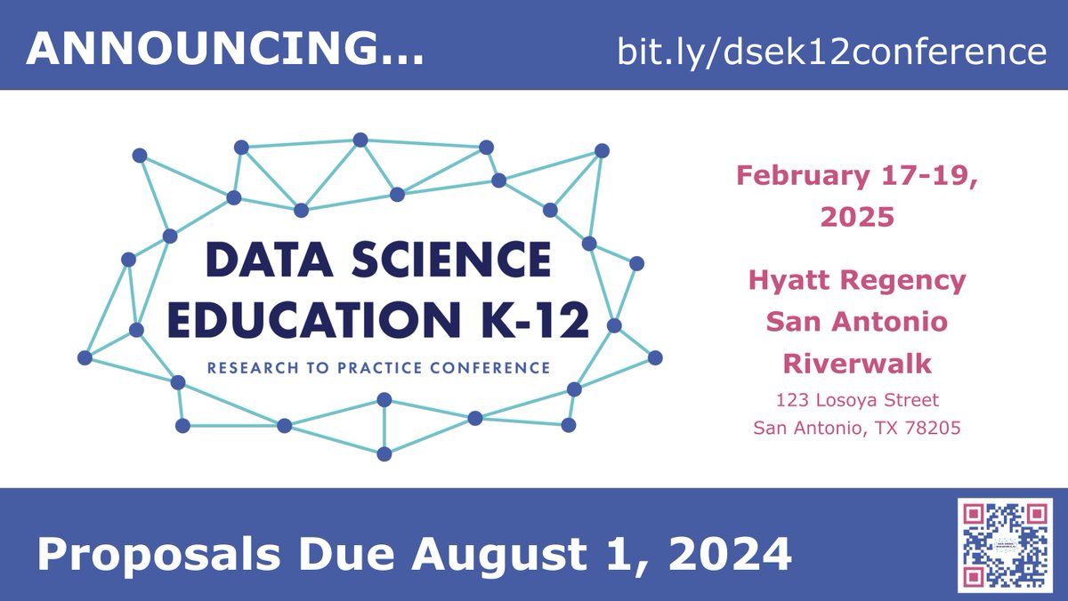 Justice Toshiba Walker, PhD (@justicetoshiba) on Twitter photo Hello educators and researchers, this is a friendly reminder to get your data science proposal (extended abstract) in by 8/1. bit.ly/dsek12conferen… #csta #nsta #isls <a href="/islsnews/">ISLS News</a> <a href="/NARSTorg/">NARST</a> <a href="/utepcoe/">College of Education</a> <a href="/PennGSE/">Penn GSE</a> <a href="/TeachersCollege/">Teachers College, Columbia University</a> <a href="/UmdTLPL/">UMD_TLPL</a> <a href="/Stanford/">Stanford University</a> <a href="/michiganstateu/">MSU</a> <a href="/GeorgeMasonU/">George Mason University</a> Hello educators and researchers, this is a friendly reminder to get your data science proposal (extended abstract) in by 8/1. bit.ly/dsek12conferen… #csta #nsta #isls <a href="/islsnews/">ISLS News</a> <a href="/NARSTorg/">NARST</a> <a href="/utepcoe/">College of Education</a> <a href="/PennGSE/">Penn GSE</a> <a href="/TeachersCollege/">Teachers College, Columbia University</a> <a href="/UmdTLPL/">UMD_TLPL</a> <a href="/Stanford/">Stanford University</a> <a href="/michiganstateu/">MSU</a> <a href="/GeorgeMasonU/">George Mason University</a>