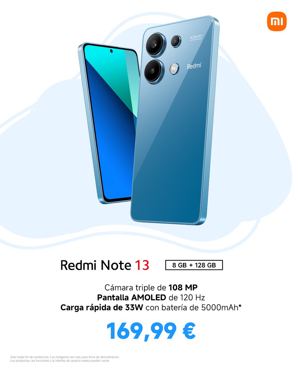 XiaomiEspana's tweet photo. ¡El Prime Day ya ha llegado a Xiaomi! 🤩

Y que mejor forma de comenzarlo que con la posibilidad de comprar el #RedmiNote13 a un precio único. 

No esperes más y consíguelo aquí: https://t.co/LrEdAl1MHO https://t.co/2thFrUr94L