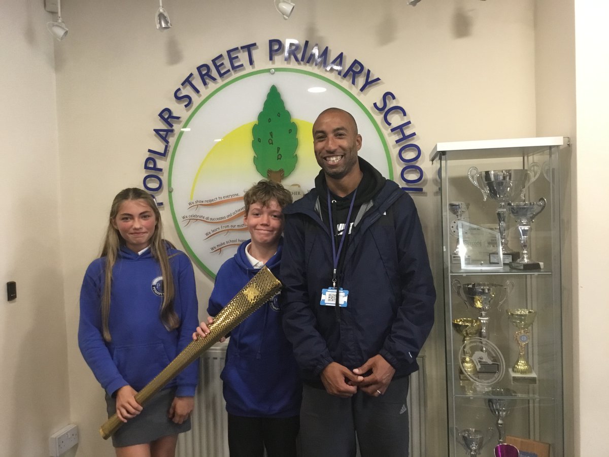 Today, we were lucky enough to be a part of the Olympic torch relay! Here are some of our sports councilors with the torch 
<a href="/tamesidessp/">Tameside SSP</a> <a href="/TrustVictorious/">Victorious Academies Trust</a>