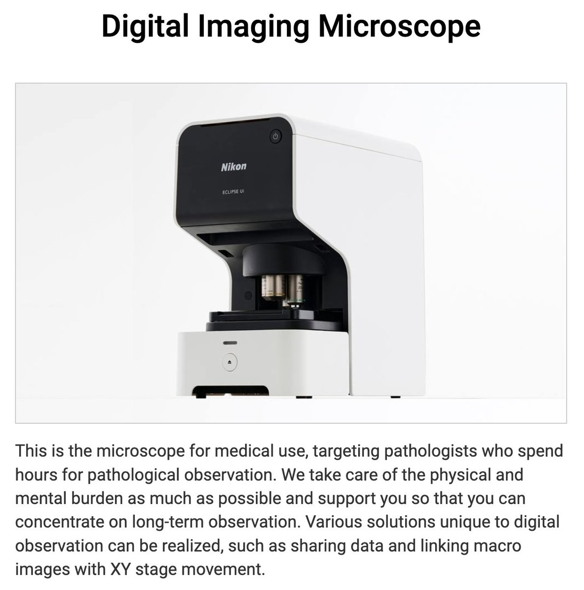 NikonInst's tweet image. 🎉 We’re thrilled to announce that our ECLIPSE Ji and ECLIPSE Ui microscopes have received an #iFDesignAward2024 from @iFDESIGNAWARD! 

More info - ECLIPSE Ji Smart Imaging System: bit.ly/4cFcq9O
More info - ECLIPSE Ui Digital Imaging Microscope: bit.ly/3LrYT9G